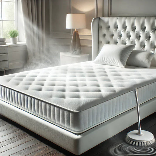 Professional mattress cleaning service in Copenhagen - Freshly cleaned mattress for a healthier sleep environment.