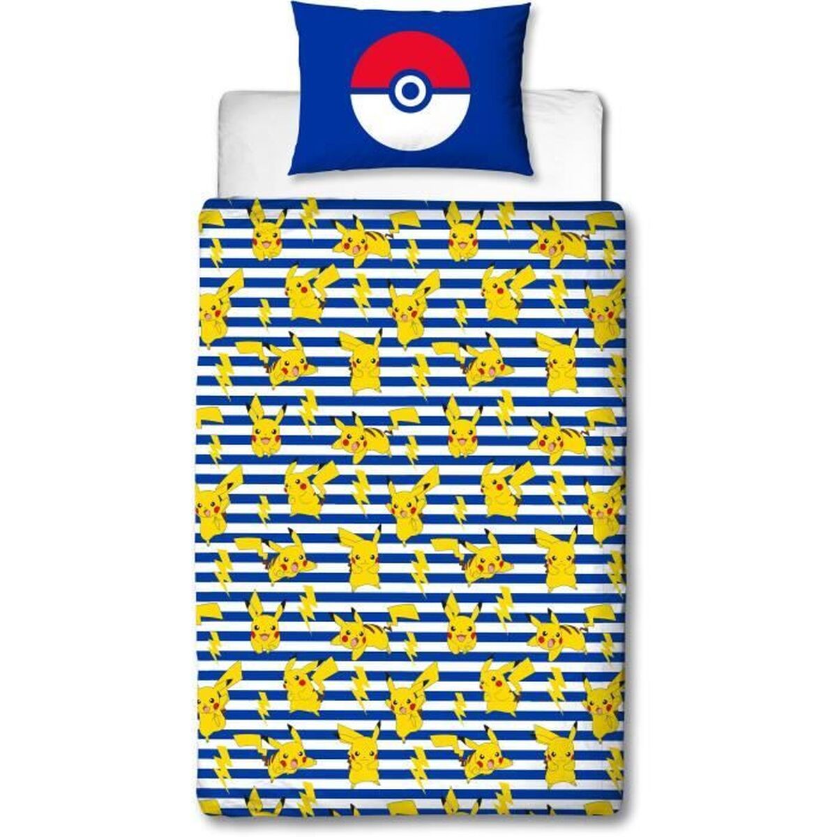 Duvet cover set Pokémon 25 x 6 x 30 cm Multicolour Double 2 Pieces