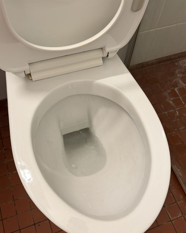 Toilet – kalk og belægninger – efter